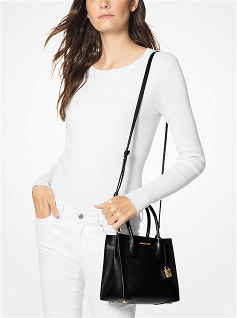 michael kors mercer pebbled crossbody|Michael Kors mercer best badger.